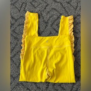 Zyia Active daffodil luxe mesh leggings - light n tight - high rise